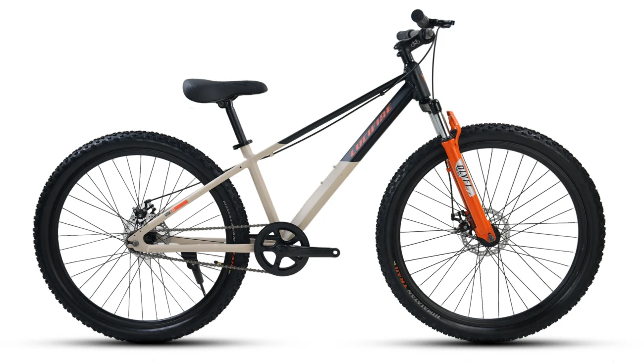 Lucifire Code 20 Black & Cream White bicycle – view 1