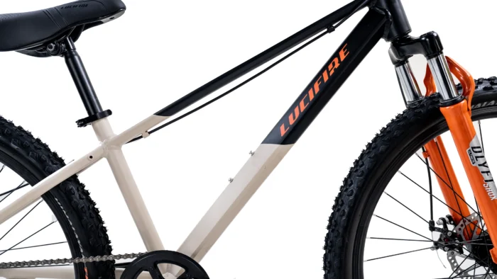 Lucifire Code 20 Black & Cream White bicycle – view 3