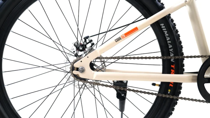Lucifire Code 20 Black & Cream White bicycle – view 8